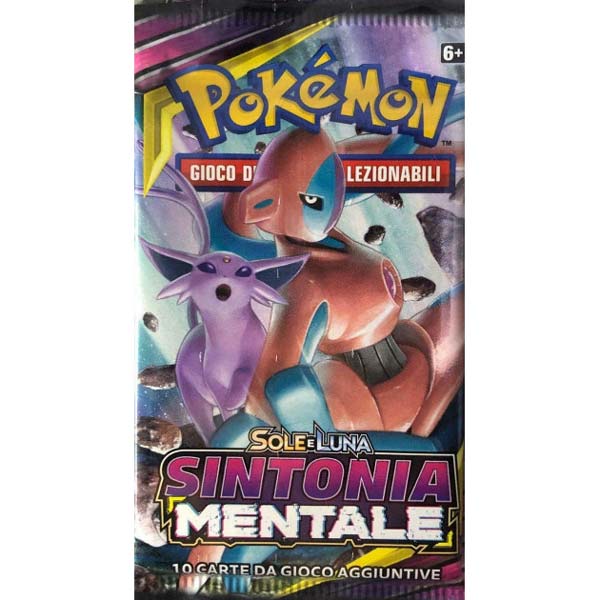 Bustina Sole e Luna - Sintonia Mentale - ITA - Artwork Casuale - 10 Carte POKEMON