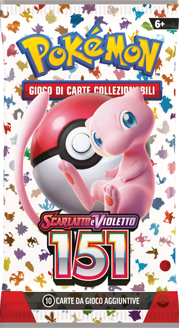 Bustina Scarlatto e Violetto - 151 -  ITA - 10 Carte POKEMON