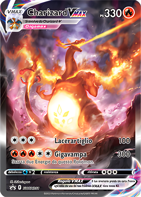 Charizard V MAX SWSH261 - ITA - Mint - Promo Spada e Scudo - Carta Pokemon