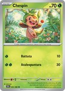 Chespin CRI 005/086 Comune - ITA - Near Mint - Megaevoluzione - Caos Nascente - Carta Pokemon
