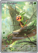 Chespin CRI 087/086 Illustrazione Rara - ITA - Near Mint - Megaevoluzione - Caos Nascente - Carta Pokemon