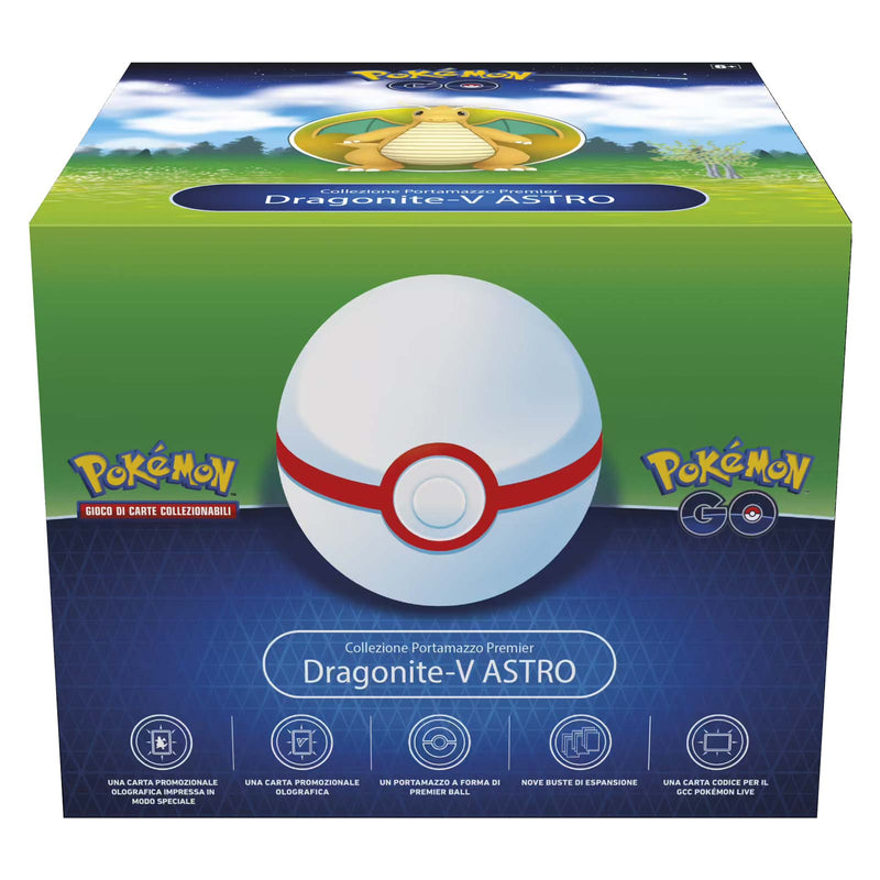 Collezione Portamazzo Premium Dragonite-V Astro - Spada e Scudo - Pokémon GO - ITA