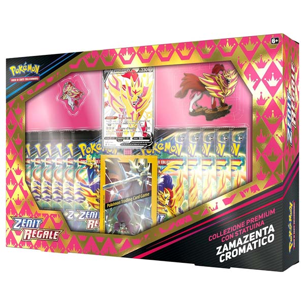 Collezione Premium con Statuina Zamazenta Cromatico - Spada e Scudo - Zenit Regale - ITA
