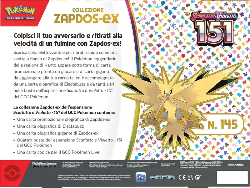 Collezione Zapdos EX - Scarlatto e Violetto - 151 - ITA