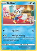 Delibird 032/198 Holo - ENG - Near Mint - Sword and Shield - Chilling Reign - Pokemon Holiday Calendar 2022 - Carta Pokemon