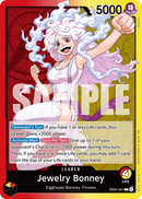 Jewelry Bonney EB04-001 V1 - Leader Rosso/Giallo - Near Mint - Adventure On Kami's Island - Carta One Piece Card Game