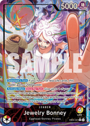 Jewelry Bonney EB04-001 V2 - Leader Rosso/Giallo Alternate Art - Near Mint - Adventure On Kami's Island - Carta One Piece Card Game