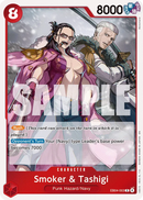 Smoker & Tashigi EB04-003 V1 - Character Rosso Rare - Near Mint - Adventure On Kami's Island - Carta One Piece Card Game