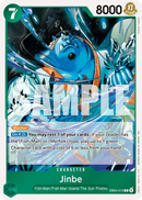 Jinbe EB04-015 - Character Verde Rare - Near Mint - The Azure Sea's Seven - Carta One Piece Card Game