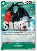 Megalo EB04-018 V1 - Character Verde Rare - Near Mint - The Azure Sea's Seven - Carta One Piece Card Game