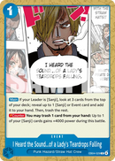 I Heard the Sound...of a Lady's Teardrops Falling EB04-029 - Event Blu Uncommon - Near Mint - The Azure Sea's Seven - Carta One Piece Card Game