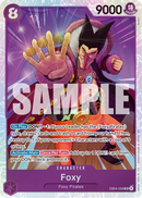 Foxy EB04-036 V1 - Character Viola Super Rare - Near Mint - The Azure Sea's Seven - Carta One Piece Card Game