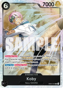 Koby EB04-044 V1 - Character Nero Super Rare - Near Mint - Adventure On Kami's Island - Carta One Piece Card Game