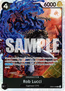 Rob Lucci EB04-048 V1 - Character Nero Super Rare - Near Mint - Adventure On Kami's Island - Carta One Piece Card Game