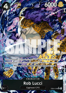 Rob Lucci EB04-048 V2 - Character Nero Alternate Art - Near Mint - Adventure On Kami's Island - Carta One Piece Card Game