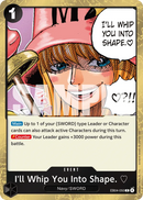 I'll Whip You Into Shape. EB04-050 - Event Nero Rare - Near Mint - Adventure On Kami's Island - Carta One Piece Card Game