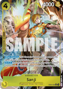 Sanji EB04-052 V2 - Character Giallo Alternate Art - Near Mint - Adventure On Kami's Island - Carta One Piece Card Game