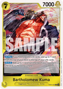 Bartholomew Kuma EB04-054 - Character Giallo Rare - Near Mint - Adventure On Kami's Island - Carta One Piece Card Game