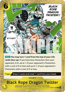 Black Rope Dragon Twister EB04-059 - Event Giallo Rare - Near Mint - Adventure On Kami's Island - Carta One Piece Card Game