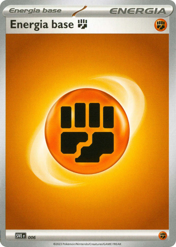 Energia Base Lotta V1 SVE 006 - ITA - Near Mint - Scarlatto e Violetto - Energie - Carta Pokemon