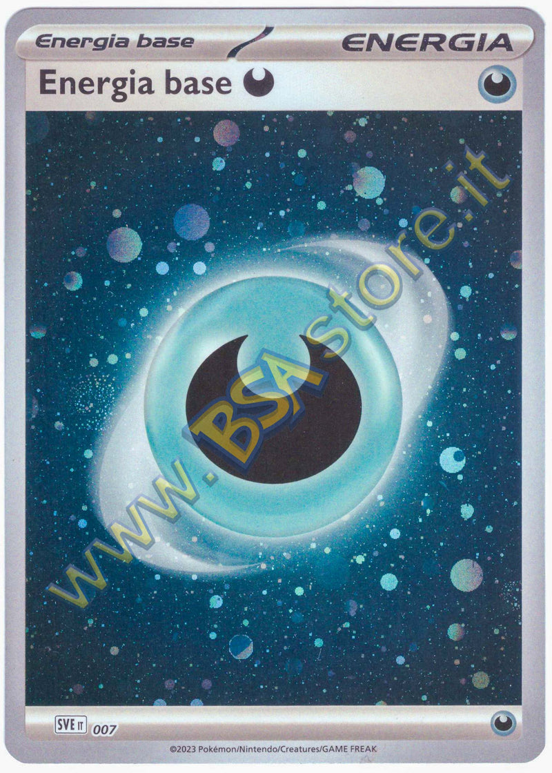 Energia Base Oscurità SVE 007 Galaxy Holo - ITA - Mint - Scarlatto e Violetto - Energie - Carta Pokemon