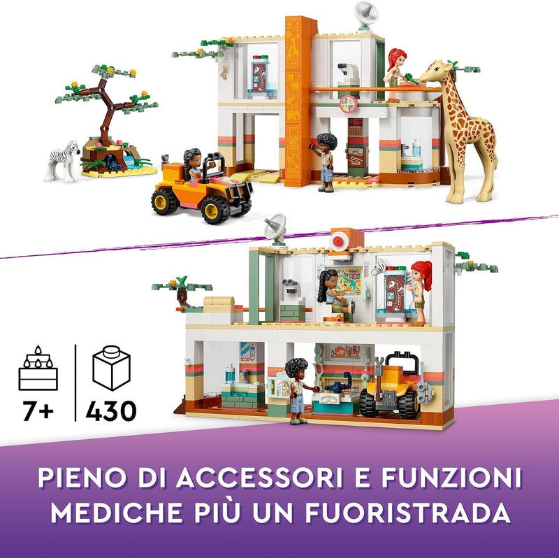 LEGO Friends - 41717 - Il soccorso degli animali di Mia - 430 pezzi