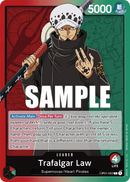 Trafalgar Law OP01-002 V1 - Leader Rosso/Verde - Near Mint - Romance Dawn - Carta One Piece Card Game