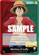 Monkey.D.Luffy OP01-003 V1 - Leader Rosso/Verde - Near Mint - Romance Dawn - Carta One Piece Card Game