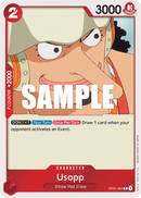 Usopp OP01-004 - Character Rosso Rare - Near Mint - Romance Dawn - Carta One Piece Card Game