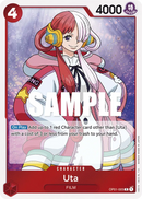 Uta OP01-005 - Character Rosso Rare - Near Mint - Romance Dawn - Carta One Piece Card Game