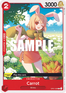 Carrot OP01-009 - Character Rosso Common - Near Mint - Romance Dawn - Carta One Piece Card Game
