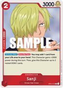 Sanji OP01-013 V1 - Character Rosso Rare - Near Mint - Romance Dawn - Carta One Piece Card Game