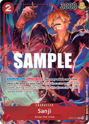 Sanji OP01-013 V2 - Character Rosso Alternate Art - Near Mint - Romance Dawn - Carta One Piece Card Game