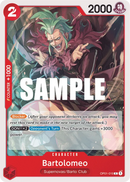 Bartolomeo OP01-019 - Character Rosso Common - Near Mint - Romance Dawn - Carta One Piece Card Game
