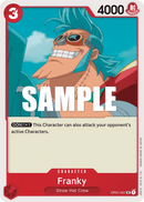 Franky OP01-021 - Character Rosso Uncommon - Near Mint - Romance Dawn - Carta One Piece Card Game