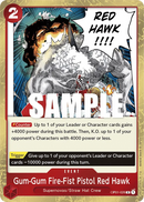 Gum-Gum Fire-Fist Pistol Red Hawk OP01-026 - Event Rosso Rare - Near Mint - Romance Dawn - Carta One Piece Card Game
