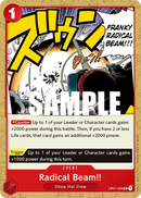 Radical Beam!! OP01-029 - Event Rosso Uncommon - Near Mint - Romance Dawn - Carta One Piece Card Game