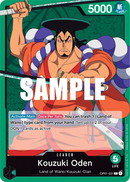 Kouzuki Oden OP01-031 V1 - Leader Verde - Near Mint - Romance Dawn - Carta One Piece Card Game