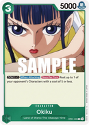 Okiku OP01-035 - Character Verde Rare - Near Mint - Romance Dawn - Carta One Piece Card Game
