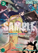 Okiku OP01-035 - Character Verde Special Rare - Near Mint - 500 Years in the Future - Carta One Piece Card Game