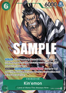 Kin'emon OP01-040 V2 - Character Verde Alternate Art - Near Mint - Romance Dawn - Carta One Piece Card Game