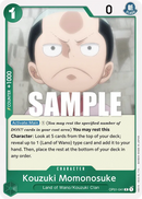Kouzuki Momonosuke OP01-041 - Character Verde Rare - Near Mint - Romance Dawn - Carta One Piece Card Game
