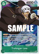 Trafalgar Law OP01-047 V1 - Character Verde Super Rare - Near Mint - Romance Dawn - Carta One Piece Card Game