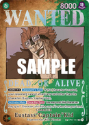 Eustass"Captain"Kid OP01-051 - Character Verde Special Rare - Near Mint - Pillars of Strenght - Carta One Piece Card Game