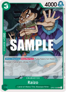 Raizo OP01-052 - Character Verde Uncommon - Near Mint - Romance Dawn - Carta One Piece Card Game