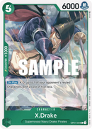 X.Drake OP01-054 - Character Verde Rare - Near Mint - Romance Dawn - Carta One Piece Card Game