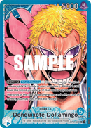 Donquixote Doflamingo OP01-060 V2 - Leader Blu Alternate Art - Near Mint - Romance Dawn - Carta One Piece Card Game
