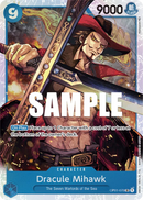 Dracule Mihawk OP01-070 V1 - Character Blu Super Rare - Near Mint - Romance Dawn - Carta One Piece Card Game