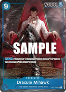 Dracule Mihawk OP01-070 V2 - Character Blu Alternate Art - Near Mint - Romance Dawn - Carta One Piece Card Game