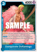 Donquixote Doflamingo OP01-073 V1 - Character Blu Rare - Near Mint - Romance Dawn - Carta One Piece Card Game